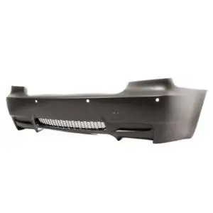 Prix Cassé Pare-chocs arrière pour BMW Serie 3 E92/E93 – M3, 2006-2013, cache crochet, grille intégrée, trous radar + support, Mod. Coupé, Neuf à peindre