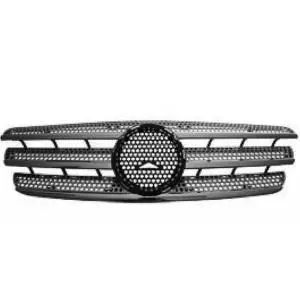 Prix Bas Grille de radiateur pour MERCEDES CLASSE ML Phase 1 1998-2001 (W163), grise, Neuve