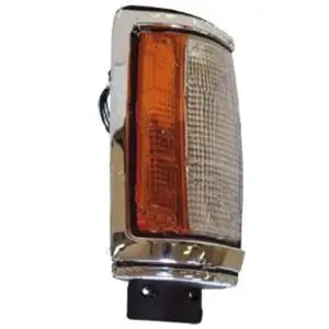 Nouveauté Feu clignotant avant gauche pour MITSUBISHI L200 II phase 1, 1987-1993, incolore-orange, profil chromé, Neuf