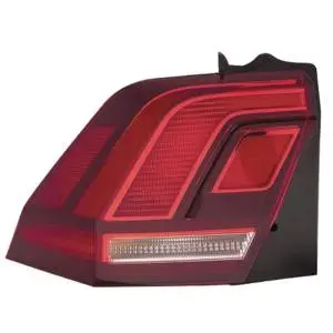 Feu arrière gauche rouge pour VOLKSWAGEN TIGUAN II phase 1, 2016-2020, extérieur, à LED, neuf Commander Maintenant