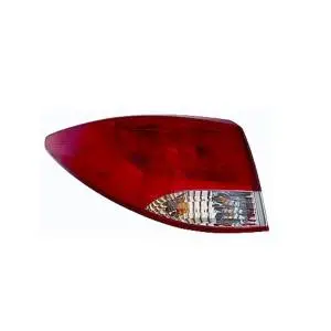 Réduction Feu arrière droit extérieure pour HYUNDAI IX35 phase 1, 2010-2013, blanc/rouge, Neuf