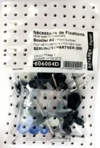Nouvelle Collection Kit de fixation d&rsquo;assemblage de Pare-chocs avant pour PEUGEOT PARTNER de 2008 à 2012, Neuf