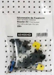 Meilleur Choix Kit de fixation assemblage Pare chocs avant pour PEUGEOT 206+ 2009-2012 (tous modèles), Neuf