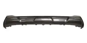 Offre Exclusive Spoiler avant pour RENAULT CAPTUR 2017-2019, Centrale, Peint Gris Foncé, Neuf