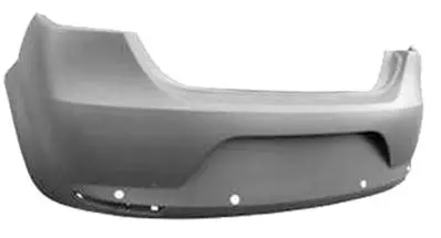 Acheter Direct Pare chocs arrière pour SEAT LEON II ph. 1 2005-2009, trous radar, Neuf à peindre
