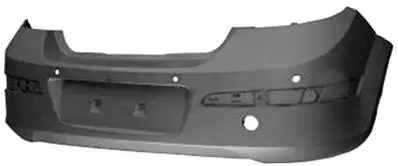 Achat Immédiat Pare chocs arrière pour OPEL ASTRA H 2007-2009, trous capteurs radar, Neuf à peindre