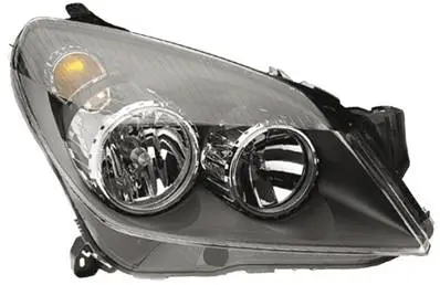 Retour Gratuit Phare Optique avant droit pour OPEL ASTRA H GTC 2004-2011, H7+H1, Corps Noir, Neuf