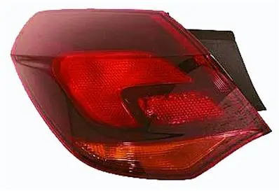 Feu arrière gauche pour OPEL ASTRA J 2010-2012, Rouge foncé, Extérieure, Mod. 5 portes, Neuf Dernier Modèle