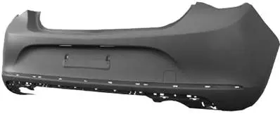 Petit Prix Pare chocs arrière pour OPEL ASTRA J 2012-2016, Mod. Berline, Trous moulure Neuf à peindre