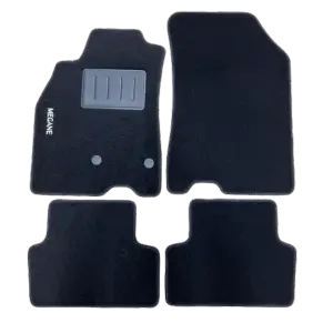Marque Kit de 4 Tapis Auto sur Mesure Renault Mégane (2008-2016) avec sigle brodé MEGANE