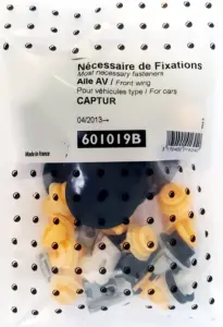 Bon Plan Kit de fixation assemblage Aile avant pour RENAULT CAPTUR depuis 2013 (tous modèles), Neuf