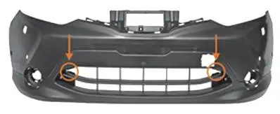 Pare chocs avant pour NISSAN QASHQAI II ph. 1 2014-2017, lave phares, capteurs radar, park assist, Neuf Prix Bas