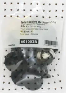 Kit de fixation assemblage Aile avant pour RENAULT SCENIC III phase 1- 2- 3 2008 à 2016, Neuf Bon Plan