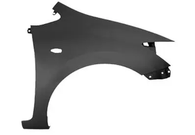 Marque Aile avant droite pour TOYOTA AURIS 2007-2009, avec trou, Neuve à peindre