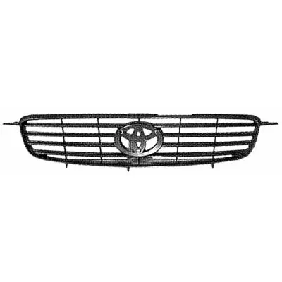 Prix Choc Grille radiateur centrale pour TOYOTA COROLLA 2000-2001, Gris foncé, Neuve