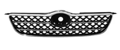 Achat Immédiat Grille radiateur centrale pour TOYOTA COROLLA 2001-2004, Mod. 4 portes / S.W, profil chromé, Neuve