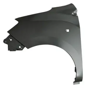 Petit Prix Aile avant gauche pour DACIA LODGY phase 1, 2012-2017, trou feu clignotant, Neuve à peindre