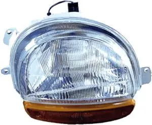Must-Have Phare Optique avant droit pour RENAULT TWINGO I phase 1, 1993-1998 H4 manuel, feu clignotant orange