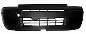 Expédié Aujourd’hui Pare chocs avant pour FIAT PANDA II 2003-2008, noir, Neuf