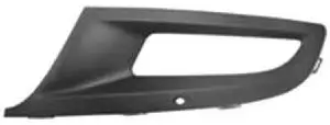 Grille de calandre gauche pour VOLKSWAGEN POLO V phase 1, 2009-2014 noire, trou feu antibrouillard Achat Immédiat