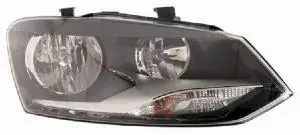 Acheter En Ligne Phare Optique avant droit pour VOLKSWAGEN POLO V ph.1, 2009-2014, H7+H7, feu clignotant (type Hella)
