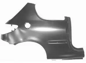 Meilleur Choix Aile arrière droite pour PEUGEOT 206 ph.1, 1998-2003, (3 portes), Neuve à peindre