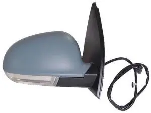 Commander Vite Rétroviseur droit électrique pour VOLKSWAGEN GOLF V 2003-2008, dégivrant, feu clignotant, à peindre