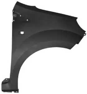 Aile avant droite pour RENAULT TWINGO II phase 1, 2007-2011, Neuve à peindre Marque