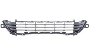 Livraison Express Grille de calandre inférieure pour PEUGEOT 207 phase 2, 2009-2012, noire & chromée, pare chocs avant