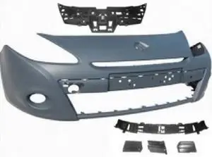 Pare chocs avant pour RENAULT CLIO III phase 2, Mod. 185, 2009-2012 (+ Kit), à peindre Offre Limitée
