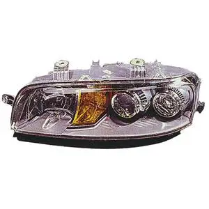 Phare Optique avant gauche pour FIAT PUNTO II phase 1, 1999-2001, H7+H7, électrique, fond gris Commande En Gros