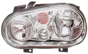 Phare Optique avant gauche pour VOLKSWAGEN GOLF IV, 1998-2003, H7+ H1, sans feu antibrouillard Produit De Marque