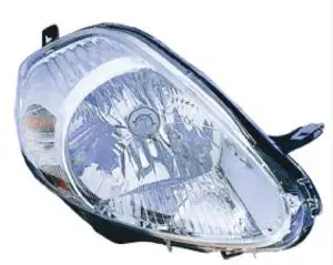 Phare Optique avant droit pour FIAT GRANDE PUNTO, 2005-2008, H4, chromé, Neuf Vente Directe