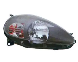 Phare Optique avant droit pour FIAT GRANDE PUNTO, 2005-2008, H4, noir, Neuf Nouvel Arrivage