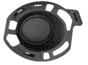 Marque Cache support feu antibrouillard gauche pour RENAULT CLIO III phase 2, 2009-2012, pare chocs avant