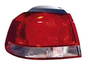 Feu arrière gauche extérieur pour VOLKSWAGEN GOLF VI 2008-2012 rouge/blanc (type Valeo) partie aile Quantité Limitée