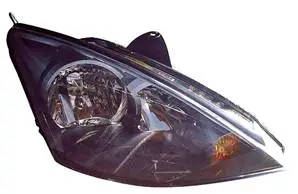 Phare optique électrique avant droit pour FORD FOCUS I phase 2, 2001-2004, H7+H1, fond noir, Neuf Bon Marché
