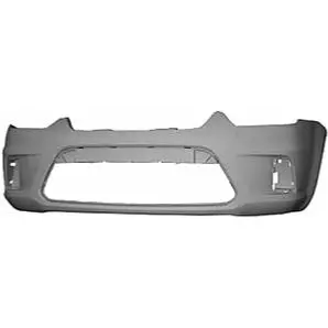 Pare chocs avant pour FORD FOCUS C-MAX I phase 2, 2007-2010, trous antibrouillard, Neuf à peindre Offre Du Jour