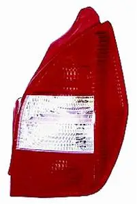 Feu arrière droit pour CITROËN C2 phase 2, 2008-2010, rouge/blanc, Neuf Prix Cassé