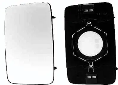 Miroir Glace rétroviseur droit ou gauche pour FIAT DUCATO II ph. 1 1994-1999, à clipser, Neuf Certifié