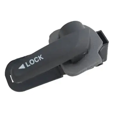 Nouvelle Collection Poignée de porte avant droite pour FIAT DOBLO I ph. 2 2006-2010, interne, Noire, Neuve