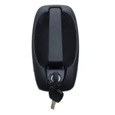 Poignée de porte avant gauche pour PEUGEOT BIPPER 2008-2016, extérieure, Noire, barillet, jeu clé Offre Spéciale