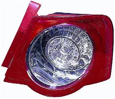 Certifié Feu arrière extérieure droit pour VOLKSWAGEN PASSAT B6 2005-2010, Mod. Berline, Led, Rouge Incolore, Neuf