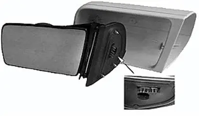 Commande En Gros Rétroviseur droit pour MERCEDES (W180-202) CLASSE C 1993-1997, électrique, dégivrant, Neuf