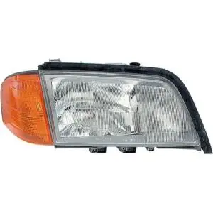 Phare Optique avant gauche pour MERCEDES (W180-202) CLASSE C 1993-1997, H1+H1+H3, Neuf Super Prix