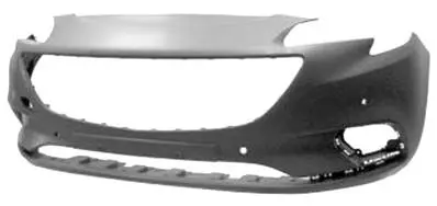 Pare chocs avant pour OPEL CORSA E 2015-2019, 4 trous radar + supports, Neuf à peindre Prix Promo