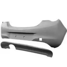 Pare chocs arrière pour OPEL CORSA E 2015-2019, 6 traces, Mod. B-Color, avec spoiler, Neuf à peindre Meilleur Choix