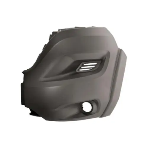 Crosse pare chocs avant gauche pour FIAT DUCATO Camping-car III depuis 2014, Heavy, trou AB, avec élargisseur, gris Must-Have