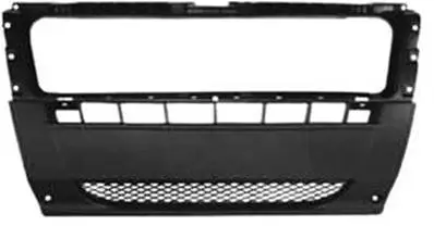 Pare chocs avant central pour FIAT DUCATO Camping-car III ph. 1, 2006-2014, noir, grille inférieure Quantité Limitée