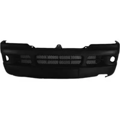 Pare chocs avant pour FIAT DUCATO Camping-car II, 2002-2006, noir, trous feux antibrouillard Livraison Gratuite